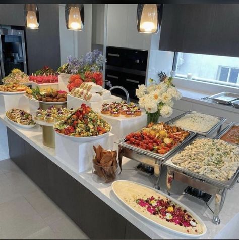 Confirmation Party Food, White Grazing Table, Engagement Food, Party Food Catering, Wedding Buffet Food, Buffet Set Up, Amazing Food Platters, Catering Food Displays, Birthday 2023