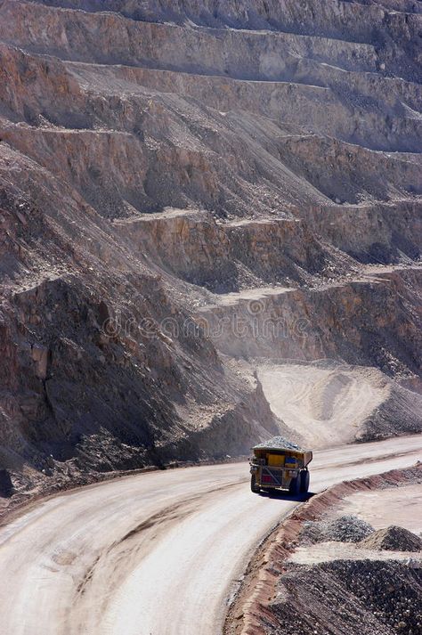 Faenas mineras. Mining dump truck pulling rocks from the open pit mine Chuquicam , #AFF, #dump, #truck, #Mining, #Faenas, #mineras #ad Mining Poster, Kandahar Afghanistan, Truck Pulling, Poster Competition, Open Pit, Smart Glass, Mining Company, Mining Equipment, Work Motivation