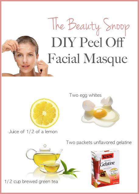 THE BEAUTY SNOOP Diy Peel Off Face Mask, Face Mask Peel, Gelatin Face Mask, Detox Facial, Skincare Diy, Mask Acne, Green Tea Detox, Face Peel, Acne Mask