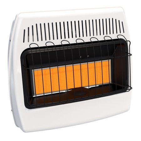 Dyna-Glo 30,000 BTU Natural Gas Infrared Vent Free Wall Heater - Walmart.com Natural Gas Garage Heater, Propane Wall Heaters, Garage Heater, Wall Heater, Wall Insert, Radiant Heaters, Wall Mounted Heater, Propane Heater, Gas Company