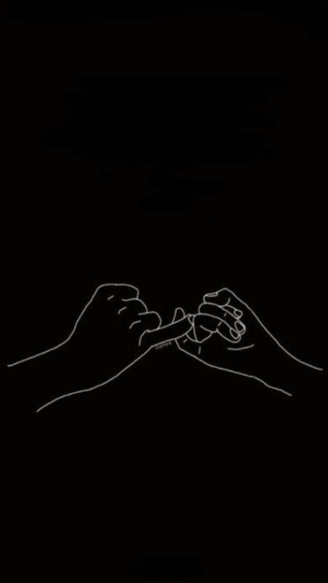 Pinky Promise Wallpaper, Pinky Promise Aesthetic, Aesthetic Feed, Goth Wallpaper, Pinky Promise, Sketch Ideas, Dark Photography, Black Aesthetic, Wallpaper Iphone