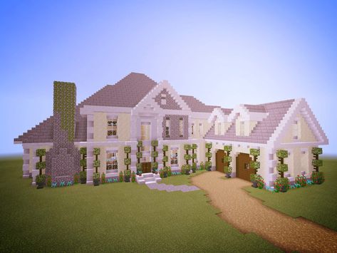 Mansion Windows, Mansion In Minecraft, Minecraft Mansion, Minecraft House Plans, Build Inspiration, Minecraft Cottage, Easy Minecraft Houses, Minecraft House Tutorials, All Minecraft