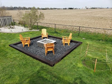 Railroad Ties Landscaping Fire Pits, Railroad Ties Fire Pit Area, Railroad Ties Fire Pit, Railroad Ties Landscaping, Railroad Tie, Diy Patio Cover, Railroad Ties, Deck Designs Backyard, Deck Designs