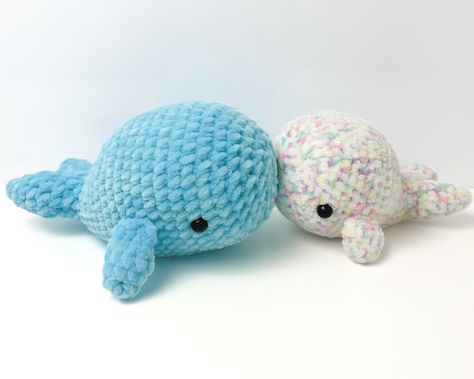 Crochet Chonky Whale - Free Pattern Amigurumi Whale Free Pattern, Crochet Ideas Stuffed Animals, Whale Crochet Pattern Free, Crochet Whale Pattern, Crochet Minis, Diy Jewlry, Chunky Yarn Crochet Pattern, Whale Crochet, Chunky Yarn Crochet