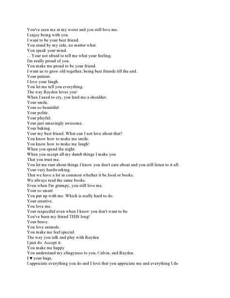 Why I love my bff Things I Love About You List Best Friend, I Love You Because List Best Friend, 52 Things I Love About You Best Friend, I’m In Love With My Best Friend, I Love You Bsf, Music Art Drawing, Love My Best Friend, Why I Love You, I Love My Friends