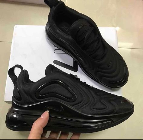 Air Max 720, Tenis Nike, Air Max Sneakers, All Black Sneakers, Air Max, Nike Air Max, Nike Shoes, Sneakers Nike, Trucks