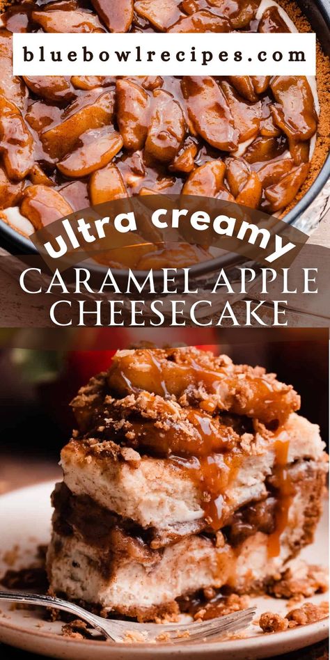 Stephanie Simmons, Apple Pie Cheesecake, Cinnamon Cheesecake, Salted Caramel Apple Pie, Caramelized Apples, Caramel Apple Cheesecake, Apple Cheesecake, Pie Cheesecake, Oat Crumble