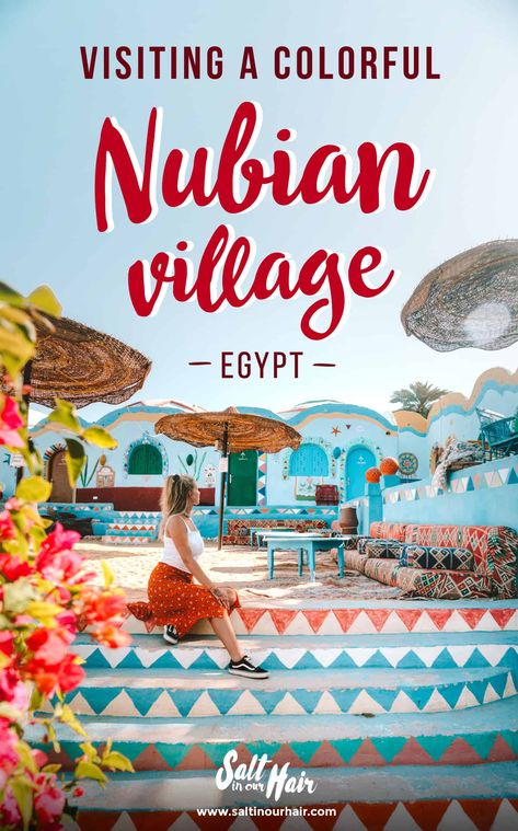 Egypt Aswan, Nubian Village, Colorful Village, Aswan Egypt, Marsa Alam, The Colors Of The Rainbow, Luxor Egypt, Visit Egypt, Colors Of The Rainbow