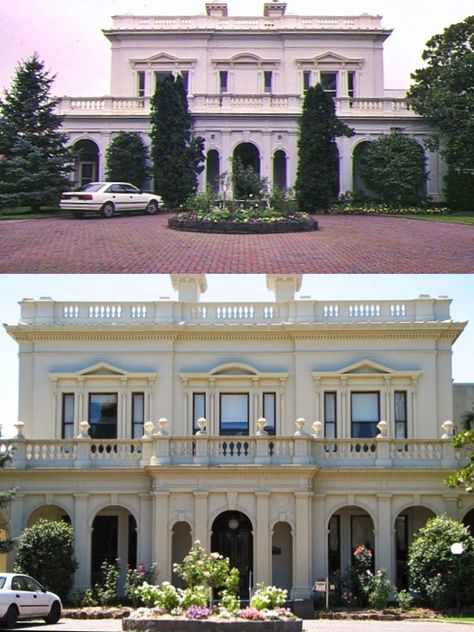 80s Mansion Exterior, 50s Mansion, Australian Mansion, 1940s Mansion, 2000s Mansion, 1960s Mansion, 1970s Mansion, Old Hollywood Mansion, 1980s Mansion