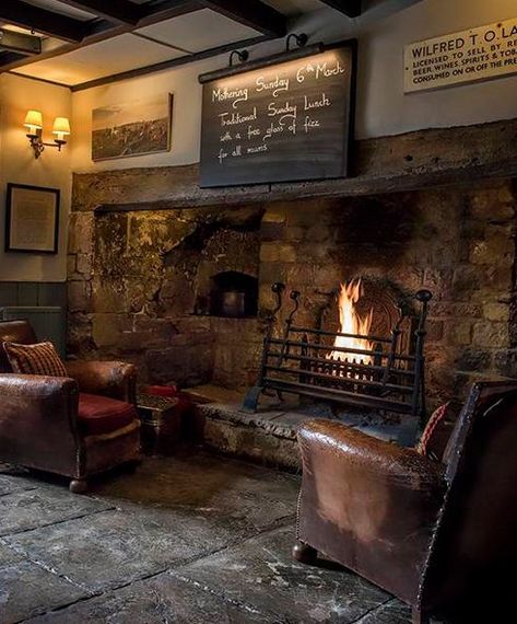 Six of our favourite fireside pubs - Sawday's English Pub Interior, Pub Interior Design, Chipping Norton, Fox Den, Pub Interior, Chairs Living Room, Hotels Luxury, Irish Castles, Pub Design