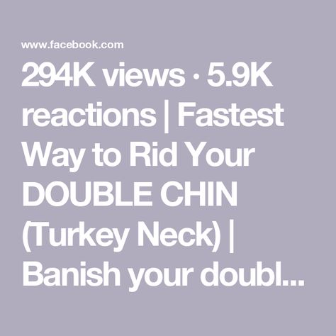 294K views · 5.9K reactions | Fastest Way to Rid Your DOUBLE CHIN (Turkey Neck) | Banish your double chin with these 4 easy face exercises!

For more weight loss tips, check out this free resource: https://bit.ly/3AH0QNf | By Dr. Eric Berg | If you have a double chin or
what they call a turkey neck where you have this loose skin,
you're going to be very glad you watch this video. They're
exercises slash stretches that if you do this on a routine
basis, you're going to see massive improvement. Here's the
problem, as we age, gravity pulls down our tissues and
there's certain parts of our body that we develop a lot more
loose skin especially underneath the neck through
here. People don't exercise this part of the body at all.
You have a couple layers of fascia in your neck. You have
one just Loose Neck Skin, Dr Eric Berg, Turkey Neck, Eric Berg, Neck Exercises, Dr Berg, Face Exercises, Simple Face, Facial Exercises