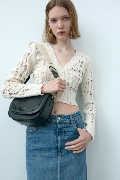 Women's Crossbody Bags | Explore our New Arrivals | ZARA United Kingdom Zara Bags, Womens Crossbody Bag, Affordable Clothes, Black Cross Body Bag, Zara Black, Wide Straps, Flap Bag, Look Chic, Zara Women