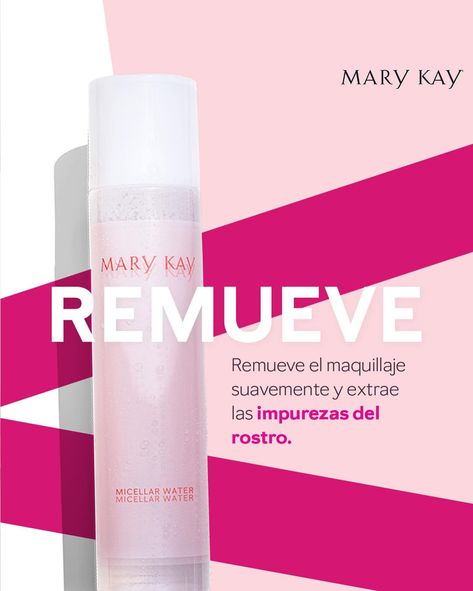 AGUA MICELAR 💕 MARY KAY ¿Sabes cuales son sus beneficios? 💭 ✨ATRAE las impurezas de la superficie. ✨REMUEVE el maquillaje del rostro. ✨LIMPIA suavemente la piel. ✨Deja la piel HIDRATADA. 🔜💲135** Pídelo ¡YA! 🌈 Por la compra de este producto llévate un regalito especial 🥳🎉. Agua Micelar Mary Kay, Imagenes Mary Kay, Mary Kay, Skin Care, Skin, Quick Saves