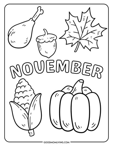 For kids of all ages. Colorful illustrations of fall leaves, pumpkins, turkeys, and more! Perfect for a fun and creative activity this 
#MonthsColoringPages #NovemberColoringPagesFreePrintable #FallColoringPagesFreePrintable #NovemberColoringPages Simple Thanksgiving Coloring Pages, November Coloring Pages Free Printable, November Drawings, November Coloring Pages, Preschool Corner, Prek Thanksgiving, Thanksgiving Coloring Page, Turkey Coloring, Thanksgiving Coloring Sheets