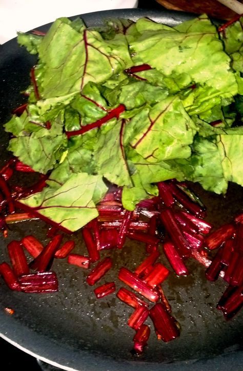 Beet Green Recipes, Sauteed Beet Greens, Blackhead Extractor Tool, Pore Vacuum, Garlic Scapes, Blackhead Vacuum, Extractor Tool, Beet Recipes, Beet Greens