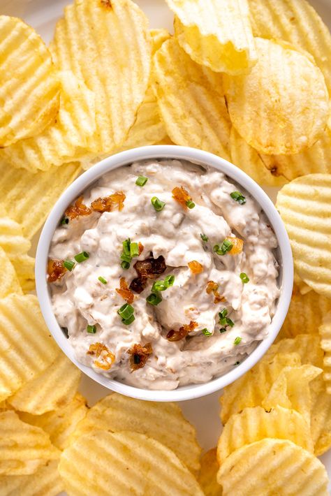 Cilantro Salad Dressing, Homemade French Onion Dip, Cilantro Salad, Tin Eats, Drink Desserts, Vegetable Appetizers, Potato Wedges Baked, Homemade Dips, Dips Recipes