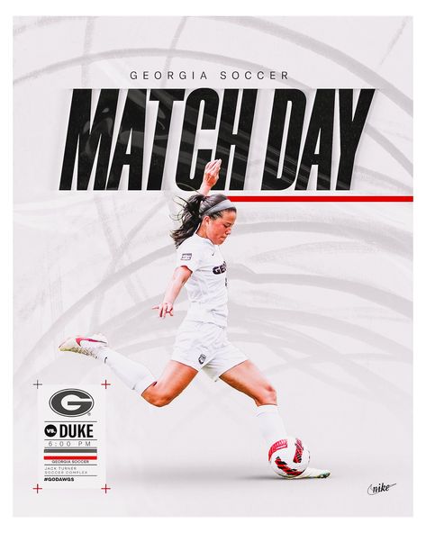 Soccer Game Day Graphic, Gameday Poster Ideas, Volleyball Graphics, Football Reference, Sport Graphics, Sports Advertising, Sports Design Ideas, Football Posters, Typography Posters