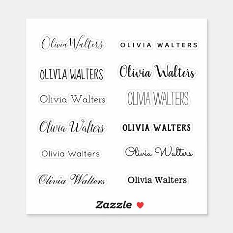 Stylish Name, Name Sticker, Stylish Fonts, Name Stickers, Thank You Stickers, Personalized Stickers, Personalized Labels, Gift Stickers, Round Stickers