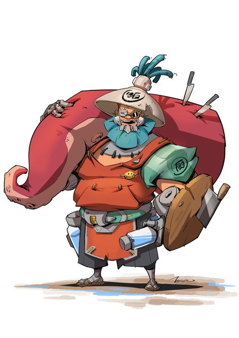 https://www.artstation.com/artwork/Gadlla Chef Concept Art, Pirate Games, Character Graphic, Concept Art Character, Doodle Art Designs, Character Design Animation, Cartoon Character Design, Comic Book Characters, Creature Design