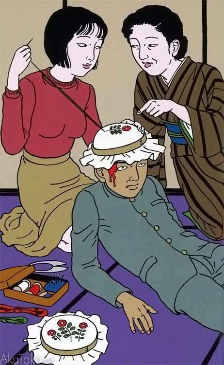 Toshio Saeki, Japanese English, Japanese Horror, Japanese Illustration, Weird Art, Japanese Artists, Art Anime, Comic Artist, Horror Art