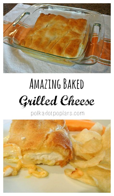 3 Cheese Grilled Cheese, Grilled Cheese Crescent Rolls, Crescent Roll Grilled Cheese, Grilled Cheese With Shredded Cheese, Grilled Cheese Pull Apart Rolls, Crescent Roll Garlic Cheese Bread, Baked Grilled Cheese, Grilled Cheese Recipes Gourmet, Velveeta Recipes