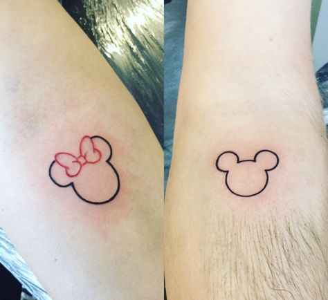 Minnie And Mickey Tatoos, Matching Mickey Tattoos, Mickey And Mini Mouse Tattoo, Minnie And Mickey Mouse Tattoo, Minnie Mouse Small Tattoo, Minnie Mouse Outline Tattoo, Minnie Mouse Balloon Tattoo, Matching Mickey And Minnie Tattoos, Mickey And Minnie Tattoos Couples