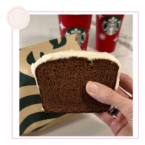 The Best Gingerbread Loaf Starbucks Copycat Recipe - Lorafied Starbucks Gingerbread Loaf Recipe, Starbucks Copycat Recipes, Gingerbread Loaf Recipe, Cinnamon Roll Crust, Gingerbread Loaf, Chocolate Gingerbread, Brunch Items, Copycat Starbucks Recipes, Breads & Buns