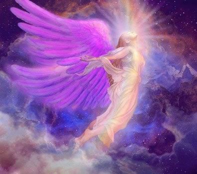 Holy Amethyst ~ I Am a being of The Violet Fire ~ I Am The Purity God desires. Purple Wings, I Believe In Angels, Angel Prayers, Angelic Realm, Angels Among Us, Angel Messages, Angels In Heaven, Guardian Angels, Angel Pictures