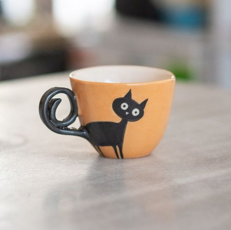 Get yours today and make your mornings meow-velous! 🌞 Introducing the Purr-fect Cat Lover's Mug: Elevate Your Sip, Celebrate Your Feline Love 🐾 🏷 PRODUCT NAME/TYPE: Cat Mom Mug, Black Cat Decorated Cat Dad Mug Gift Idea, Cute Cat Cups 🧑 TARGET AUDIENCE: For devoted cat parents, cat enthusiasts, and those seeking an extraordinary gift. If you resonate with keywords like "cat dad mug," "cat mom mug," "black cat mug," "cat lover gift," "coffee mug," "pottery mug," "cat mugs," "funny coffee mug, 3d Tiskárna, Coffee Mug Pottery, Cat Cup, Cat Parents, Mug Pottery, Cat Coffee, Cat Mug, Halloween Mug, Dad Mug