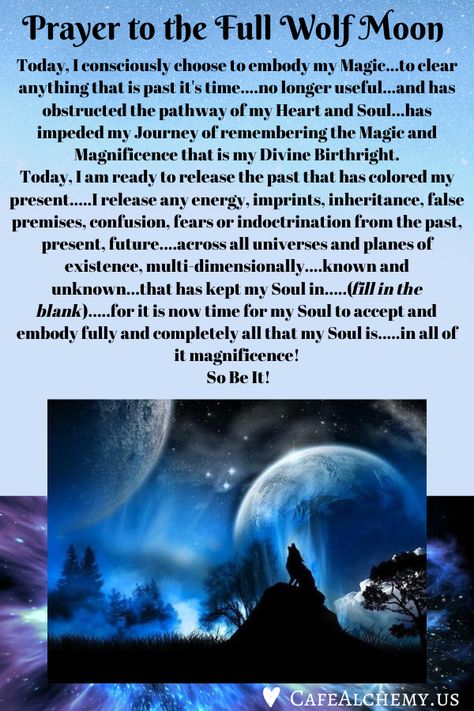 Wolf Moon Prayer, Wolf Moon Ritual 2024, Wolf Moon Ritual, January Magick, January Full Moon, Full Wolf Moon, January Moon, Full Moon Spells, Moon Today