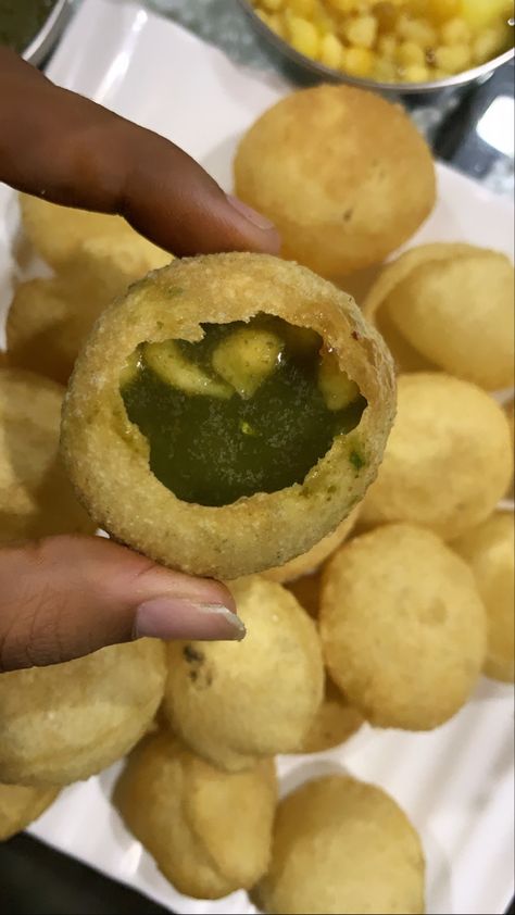 #panipuri Panipuri Photography, Panipuri Snap, Fake Post, One Word Instagram Captions, Pani Puri, Birthday Ideas For Her, Eating At Night, Drink Photography, Food Drink Photography