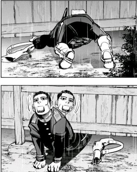 Ogata Hyakunosuke Manga, Sugimoto X Ogata, Golden Kamuy Ogata, Hyakunosuke Ogata, Ogata Hyakunosuke, Pet Ducks, Golden Kamuy, Art Folder, Just Wait