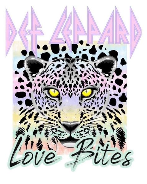 Def Leopard, Tiger Artwork, Music Tattoo Designs, Projets Cricut, Love Bites, Tshirt Printing Design, Cute Shirt Designs, Dope Cartoon Art, Best Color