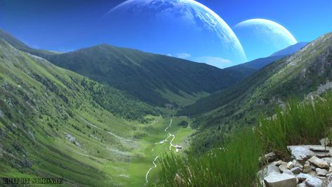 Alien Planet Landscapes, Fantasy Worldbuilding, Demon Face, Fantasy Space, Alien Landscape, Star Wars Planets, Super Metroid, Fantasy World Map, Planets Art