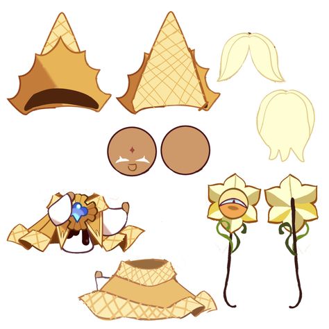 Cookie Run Kingdom Paper Doll, Cookie Run Kingdom Papercraft, Cookie Run Kingdom Papercraft Template, Cookie Run Papercraft, Pure Vanilla Cookie, Doll Cookies, Cat Template, Cookie Craft, Anime Paper