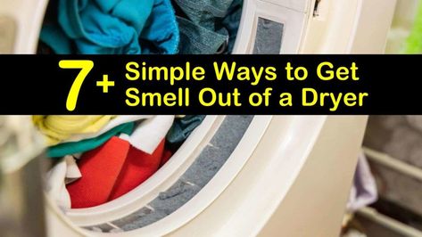 How To Clean Your Dryer, How To Bleach Whites, Remove Odor From Clothes, Smelly Clothes, Mold Smell, Dryer Cleaning, Urine Smells, Cleaning Techniques, Dryer Vent