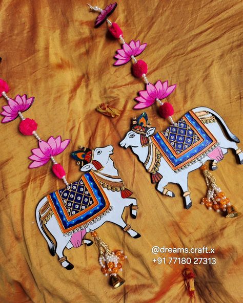 Cow Pichwai With Lotus Custouts Wall Hanging 🪷 Dm for more details #cowpichwai #pichwai #festival Diy Wall Hanging Crafts, Hanging Crafts, Wall Hanging Crafts, Cow Painting, Wall Hanging Diy, Creative Arts, Diy Wall, Creative Art, Lotus