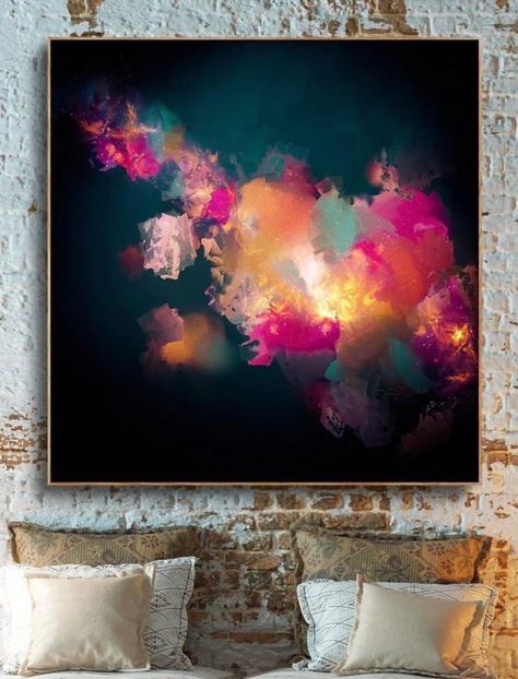 Corinne Melanie, Abstract Art Diy, Grand Art Mural, Kunst Inspiration, Soyut Sanat Tabloları, Canvas Painting Diy, Tableau Art, Contemporary Abstract Art, Cloud Painting