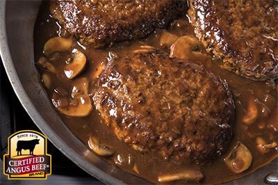 Steak On Stove, Salisbury Steak With Mushroom Gravy, Steak With Mushroom Gravy, Homemade Salisbury Steak, Dinner Recepies, Salisbury Steak Recipe, Mushroom Gravy Recipe, Beef Dinners, Salisbury Steak Recipes