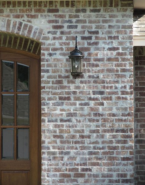 Brick Wash, Brown Brick Exterior, German Smear, House Brick, Ideas For House, Brick Companies, Brown Brick, Brick Exterior, Brick Exterior House