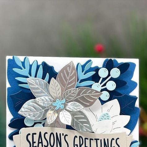 Concord And 9th Festive Blooms, Concord And 9th Christmas Cards, Concord & 9th Festive Blooms, Xmas Flowers, Diy Holiday Cards, Papertrey Ink Cards, Concord And 9th, Tis The Season To Be Jolly, 2024 Christmas