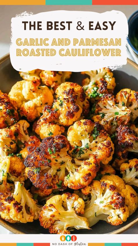 This Garlic and Parmesan Roasted Cauliflower is a total game-changer! Crispy edges, cheesy goodness, and a touch of fresh parsley make it irresistible. Perfect for weeknight dinners or holiday spreads! Save this recipe now! Best Roasted Cauliflower Recipes, Fresh Cauliflower Recipes, Garlic Parm Cauliflower, Garlic Parmesan Cabbage, Cauliflower Recipes Roasted, Roasted Garlic Recipes, Dinner Ideas Crockpot Chicken, Cheesy Cauliflower Recipes, Best Spaghetti Recipes