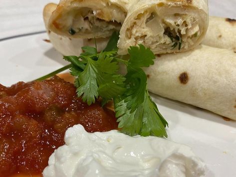 Chicken & Monterey Jack Taquitos: Simple and Delicious | Sheree’s Homemade Cooking Made Easy | NewsBreak Original Chicken Monterey, Taquito Recipe, Fried Pork Chop Recipes, Beef Sandwich Recipes, Dill Recipes, Pressure Canning Recipes, Fried Pork Chops, Beef Sandwich, Homemade Cooking