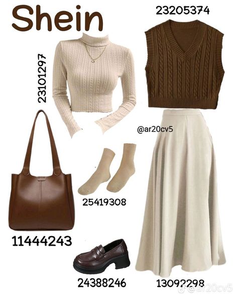 Shein Casual Outfit Ideas, Casual House Outfit, Skirt Outfits Shein, Shein Church Outfits, Shein Modest Outfits, Modest Girly Outfits, Rok Outfit, Stylish Outfits Casual, Modest Casual Outfits