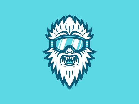 Workin on a 'Shred Yeti', here's his head so far. Kinda has an Vr Logo, Yeti Logo, Bigfoot Art, Sports Logo Inspiration, Learning Logo, Sports Logo Design, Logo Design Art, Logo Project, Mascot Design