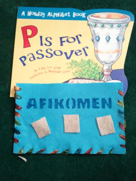 Afikomen bag ready for decorating Passover Crafts For Kids, Passover Preschool, Passover Crafts, Seder Meal, Hebrew School, Alphabet Book, Teaching Elementary, Recycled Art, Easy Crafts For Kids