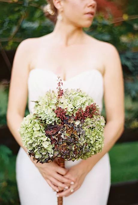 Dried Hydrangea Bouquet, Autumn Bouquets, Bouquet Hydrangea, Hydrangea Bridal Bouquet, Daisy Wedding Flowers, Wedding Flowers Tulips, Wedding Flowers Wildflowers, Hydrangea Bouquet Wedding, Country Wedding Flowers