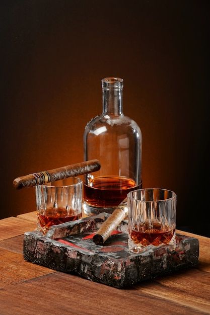 Expensive Cigars, Glass Whiskey Decanter, Wine Photography, Premium Cigars, Good Cigars, Cuban Cigars, The Untold Truth, Cigars And Whiskey, Food Graphic Design