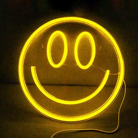 Smile Face Neon Sign Smiling LED Neon Light Yellow Smiley Face Neon Lights Signsfor Bedroom Wall Decor, Kid's Room Wedding Party, Birthday Gift : Amazon.co.uk: Lighting Face Neon Sign, Yellow Smiley Face, Bedroom Wall Decor, Neon Lights, Led Neon, Smile Face, Party Birthday, Neon Lighting, Smiley Face