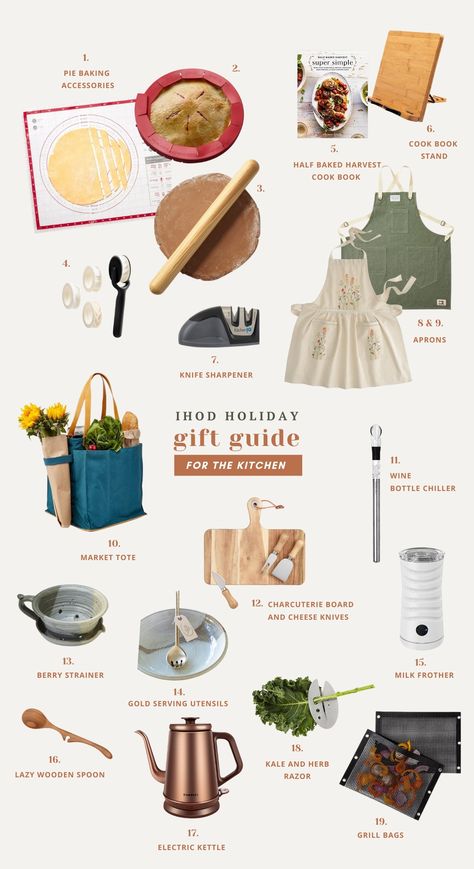 Holiday Gift Guide: For the Kitchen - In Honor Of Design Recipe Gift, Fancy Kitchens, Cooking Lover, Gift Catalog, 2023 Photo, Berry Pie, Content Design, Bookclub Gifts, Personal Aesthetic